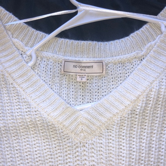 White oversized sweater - Picture 4 of 4